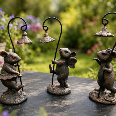 Set of Three Flower Fairy Mice