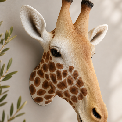 Safari Giraffe Wall Head
