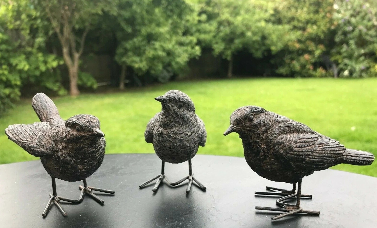 Set of 3 Wren Garden Bird Ornaments - Image 2
