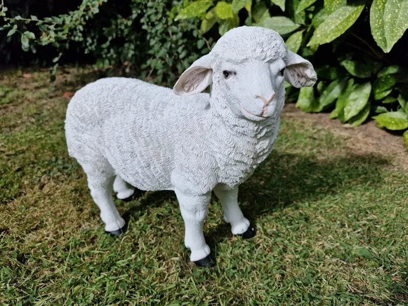 Standing Sheep Garden Ornament - Image 2